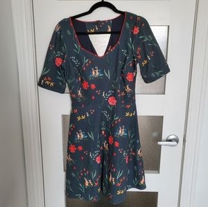 A-line Mini Dress with button details